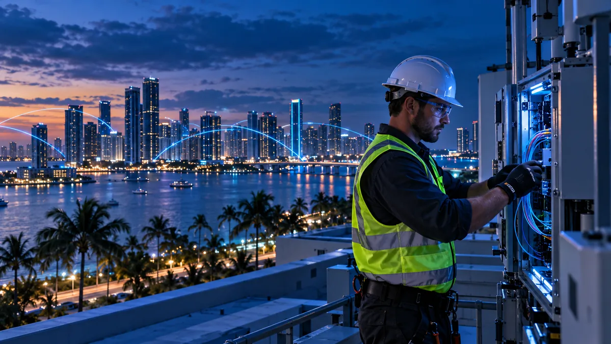 Illustrative fiber fieldwork in Florida