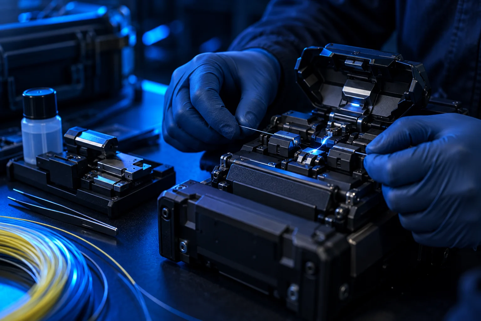 Fiber Splicing — illustrative image